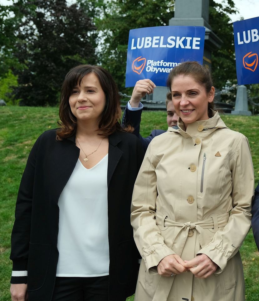 Jeszcze niedawno dwie kobiece twarze lubelskiej PO. Dziś zarówno Magdalena Marek (po lewej) jak i Joanna Mucha już nie należą do Platformy