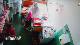 Rodzina z COVID-19 rozdzielona w szpitalu. Samotnym dzieciom pomogli wolontariusze