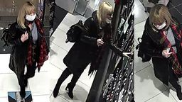 Wizerunek kobiety zarejestrowały kamery monitoringu