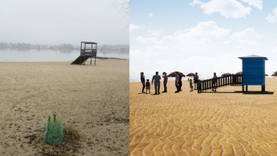 Złoty piasek zamiast szarego pyłu. Tak ma wyglądać zalew w Kraśniku