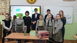 Wizyta uczniów i nauczycieli z Brześcia w Szkole Podstawowej nr 4 w Białej Podlaskiej