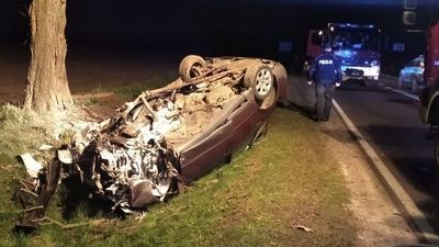 Audi A6 dachowało w Kąkolewnicy