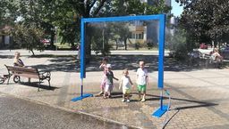 Skwerek przy ul. Pocztowe upodobali sobie szczególnie rodzice z dziećmi