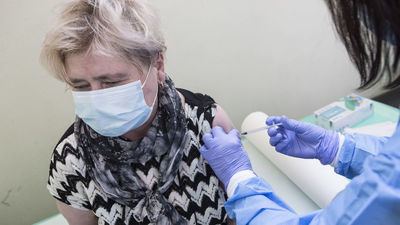 Szczepienie w punkcie w Kraśniku