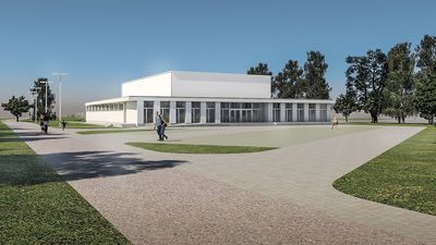 Tak może wyglądać nowe zaplecze sportowe przy ul. Warszawskiej w Kurowie