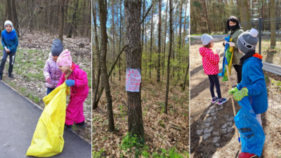 "Las się sam nie brudzi, to zasługa ludzi". Sąsiedzi i uczniowie razem go posprzątali