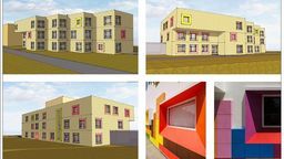 Nowy segment Zespołu Szkół nr 12 został zaprojektowany w oparciu o koncepcję, którą miasto zamówiło trzy lata temu za ponad 65 tys. zł w pracowni CZAARCH Architekci