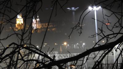 Lublin. Dzielnicę spowija dym. Strażnicy: nic zabronionego