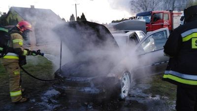 Lubelskie: Wrócił z ryb i spłonęło mu auto. Uratował tylko wędki