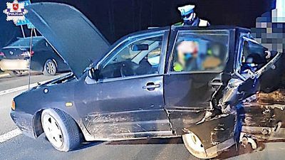 Hamowała przed łosiem. Nagłe uderzenie z tyłu, samochód obróciło kilka razy