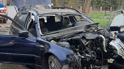 Pięć osób w szpitalu po wypadku BMW koło Biłgoraja