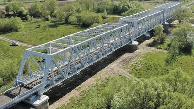 Jednym z kluczowych elementów jest 200-metrowy most na Wieprzu