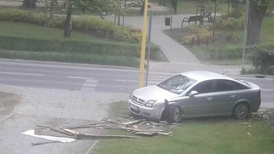 Lublin. Policja szuka kierowcy, który uciekł z miejsca kolizji