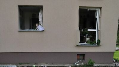 Lubelskie: Wybuch butli z gazem w domu wielorodzinnym. Szyby wyleciały z okien [wideo]