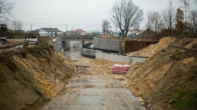 Prace przy wiadukcie w 2020 roku