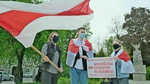 Młodzi Białorusini manifestowali w Lublinie. Ich koledzy stają przed sądem