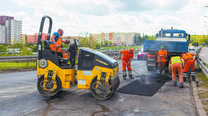 Prace prowadzone w ciągu dnia na ul. Filaretów powodowały utrudnienia w ruchu