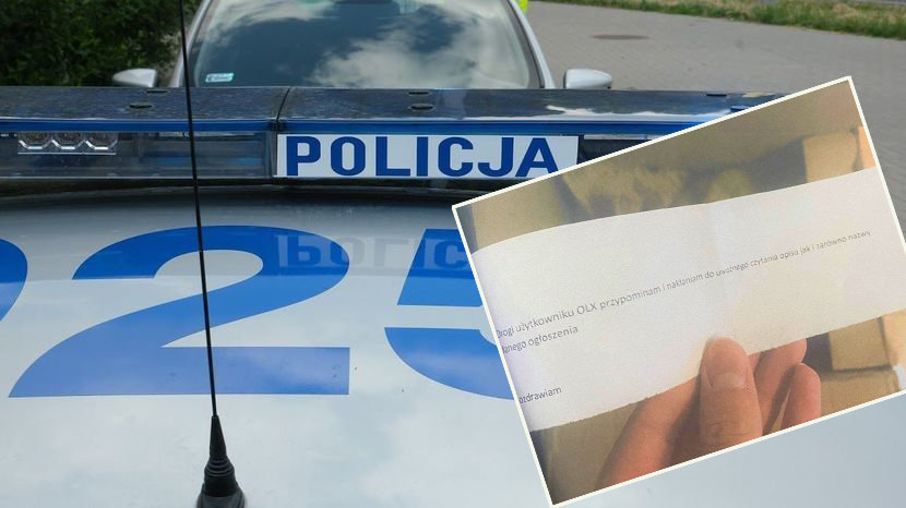 Świdnik. Szczyt bezczelności… w paczce nie było towaru, ale był liścik