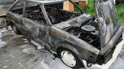 Lubelskie. Spalone, rozbite, zniszczone samochody to sprawka 11-latków