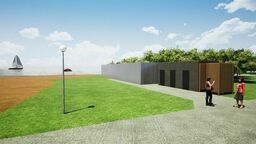 Wizualizacja zmodernizowanego zalewu w Kraśniku