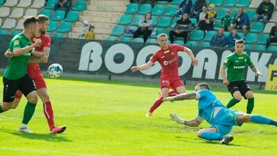 Górnik Łęczna - Odra Opole 1:1. Stracili wygraną w końcówce