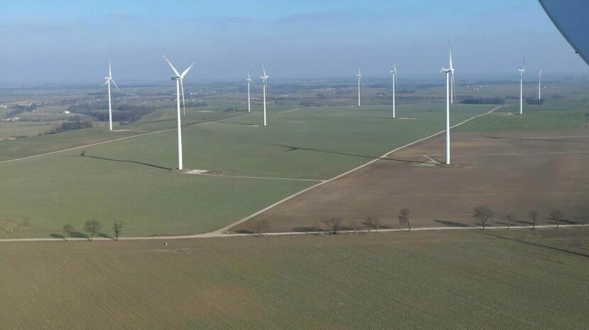 Farmy wiatrowe firmy Qair działają m.in. w Rzepinie i Linowie