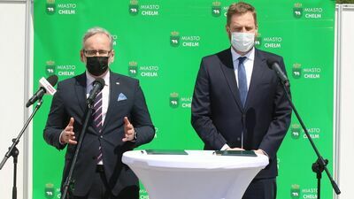 Adam  Niedzielski i Janusz Cieszyński