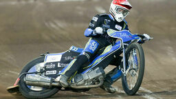 Jarosław Hampel podczas meczu z Fogo Unią Leszno