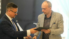 Tomasz Fulara i Maciej Nietopel. Podpisanie listu intencyjnego z Zespołem Elektrowni Pątnów-Adamów-Konin