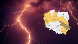 Nadchodzą burze z opadami deszczu i gradu, będzie też silnie wiało. Ostrzeżenie IMGW