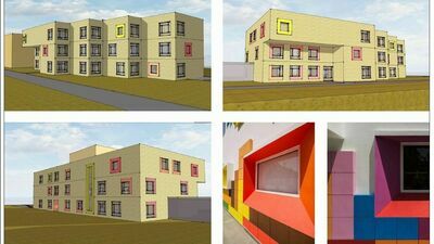 Przy ul. Sławinkowskiej ma powstać dwupiętrowy budynek i łącznik do głównego gmachu szkoły. W nowym segmencie znajdą się sale dla 300 przedszkolaków