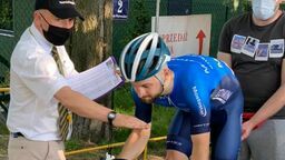 Bartłomiej Proć w tym sezonie dzielnie walczy podczas sprinterskich końcówek
