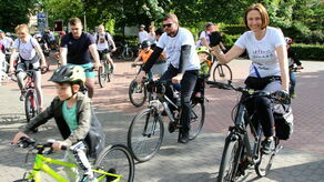 Rowerzyści na start. Puławy walczą o tytuł "Rowerowej Stolicy Polski" [zdjęcia]