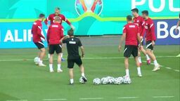 Polscy kibice tłumnie stawili się na treningu kadry i dodawali piłkarzom otuchy gromkimi brawami