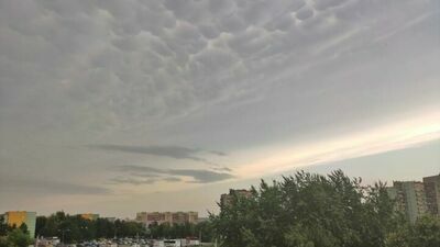 Nad Lublin nadciąga wielka burza. Niesamowite chmury