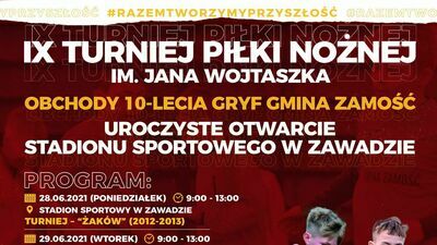Gryf Gmina Zamość świętuje 10-lecie istnieja i zaprasza na cykl turniejów dla dzieci i młodzieży