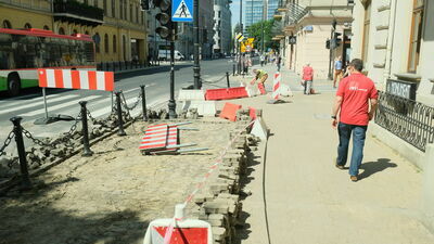 Lublin. Zaczął sie remont kolejnej śródmiejskiej ulicy