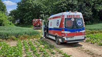 Traktor przejechał człowieka