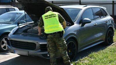 Porsche warte ponad ćwierć miliona zatrzymane na granicy w Dorohusku