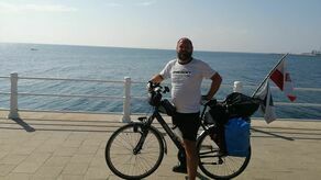 Andrzej Łagowski dotarł nad Morze Czarne