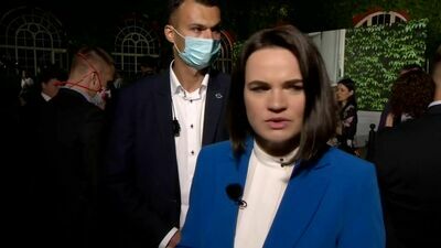 Cichanouska po słowach Terleckiego. "Bardzo dziwny tweet, to nie jest w porządku wobec Białorusinów"