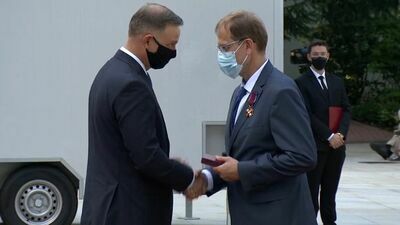 Krzysztof Tomasiewicz z SPSK 1 w Lublinie otrzymał Złoty Krzyż Zasługi