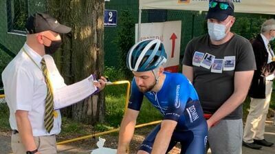 Bartłomiej Proć zajął czwarte miejsce na etapie z Niepołomic do Nowego Targu w trakcie Małopolskiego Wyścigu Górskiego