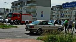 Wypadek dwóch aut osobowych w Lublinie. Są utrudnienia w ruchu