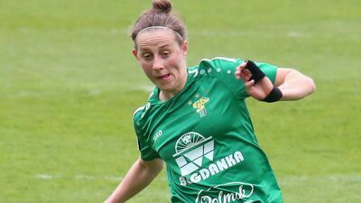Emilia Zdunek w meczu z Finlandią pojawiła się na boisku dopiero w 84 min