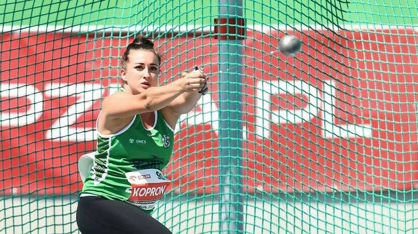 Malwina Kopron po raz drugi w karierze została mistrzynią Polski w rzucie młotem<br />
<br />
