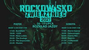 Startuje Rockowisko Zwierzyniec 2021. Program koncertów