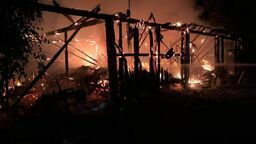 Lubelskie: Od pioruna spaliła się stodoła  