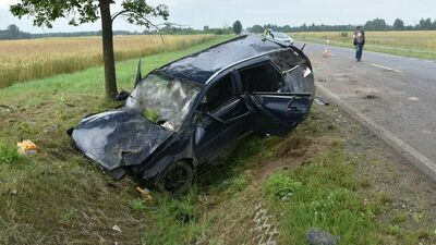 Wypadek w Niedźwiadzie