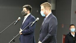 Jakub Banaszek i Janusz Cieszyński